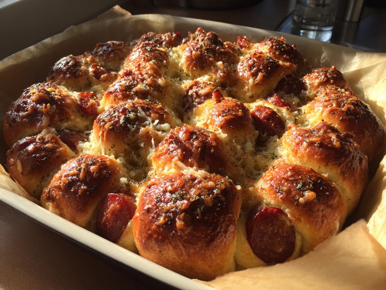 Pigs in a Blanket Pull-Apart Bread