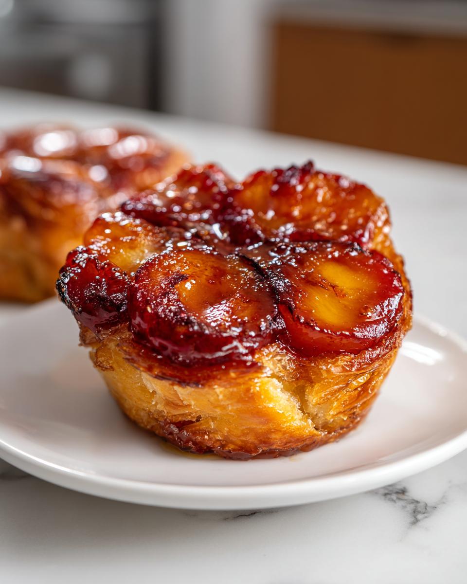 Plum Tart Tatin - detail 2