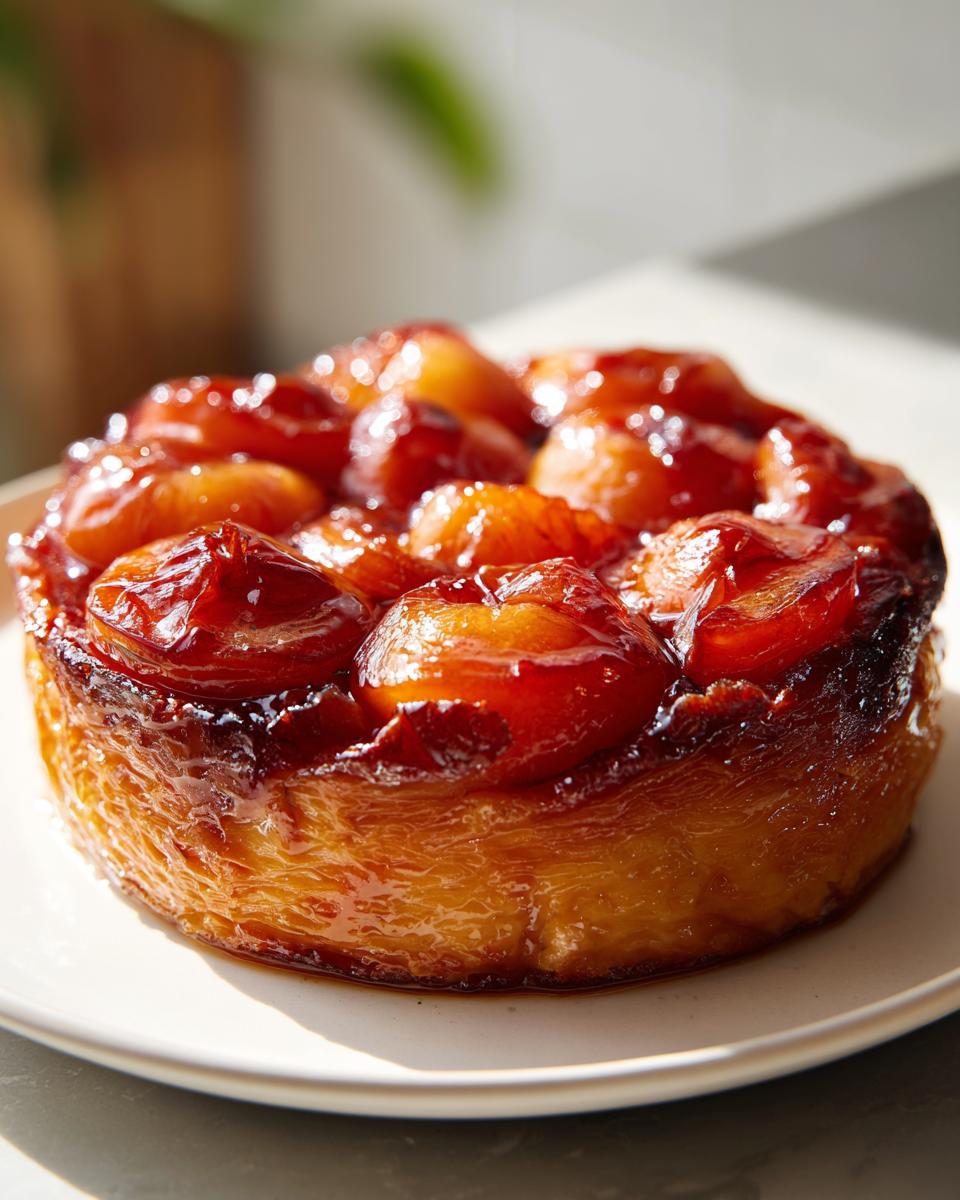 Plum Tart Tatin - detail 3