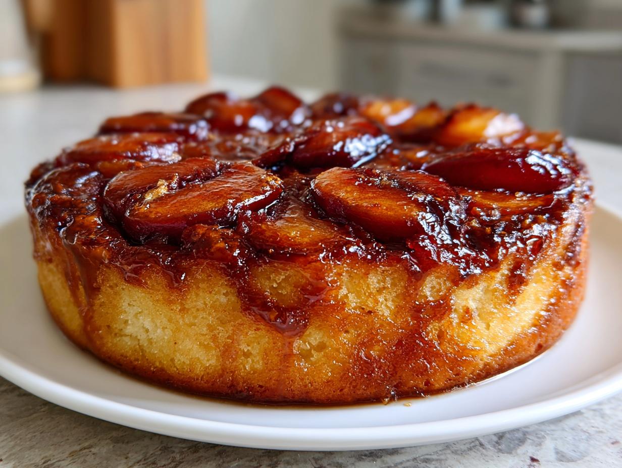 Plum Tart Tatin