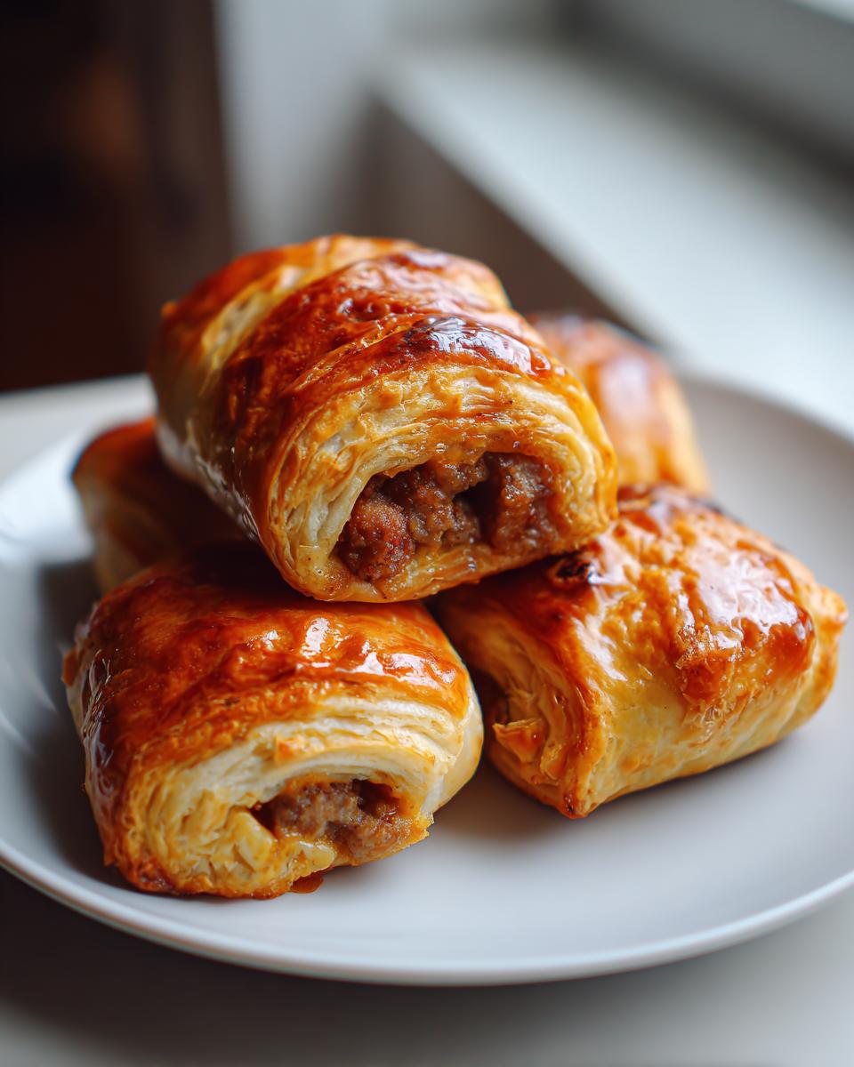 Puff Pastry Sausage Rolls - detail 1