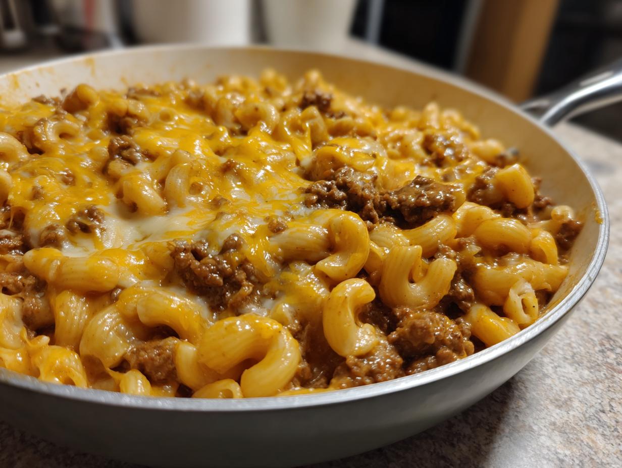 Quick Homemade Hamburger Helper Skillet