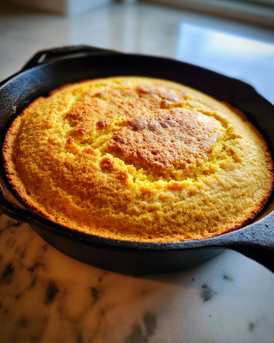 Quick Skillet Cornbread - detail 2