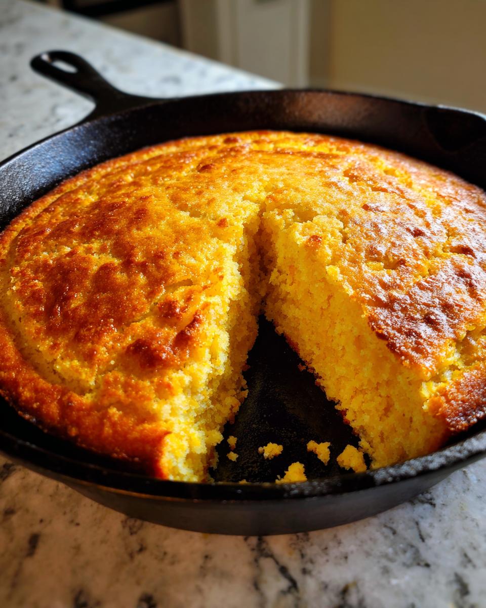 Quick Skillet Cornbread - detail 3