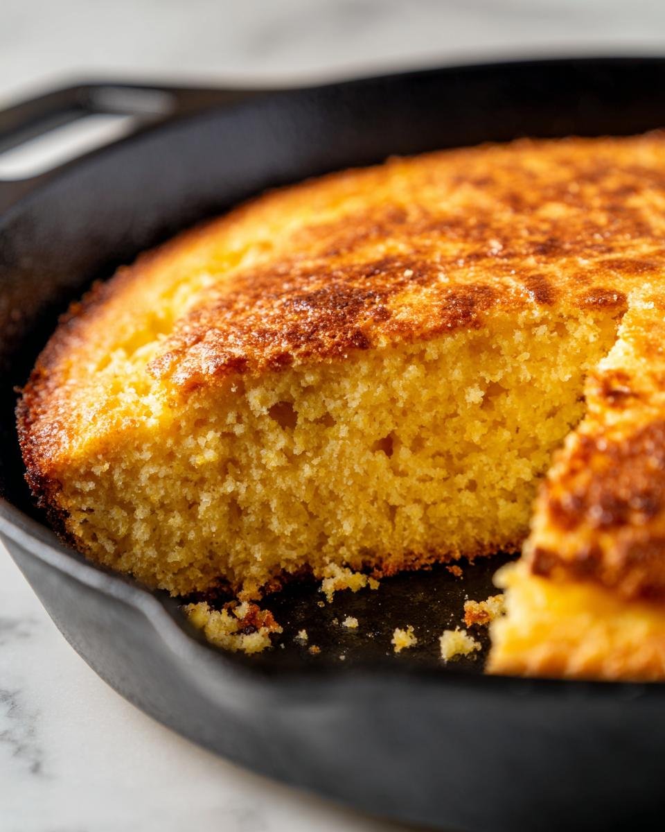 Quick Skillet Cornbread - detail 4