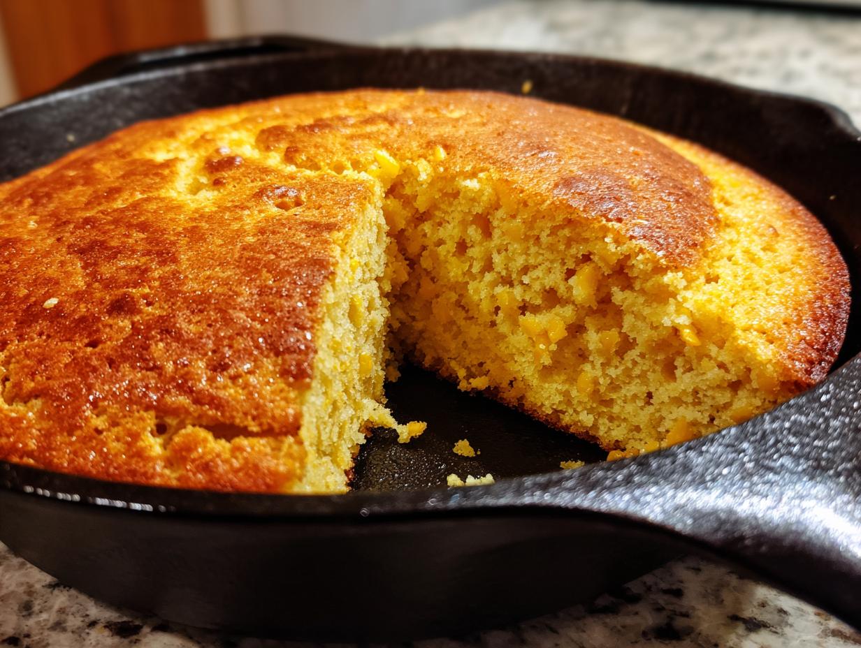 Quick Skillet Cornbread