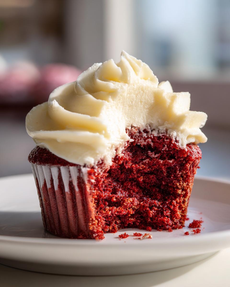 Irresistible Red Velvet Cupcakes Recipe in Just 5 Steps 5 Red Velvet Cupcakes - detail 1