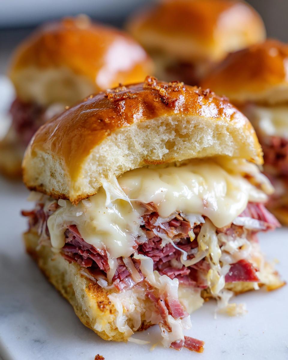 Reuben Sliders - detail 1