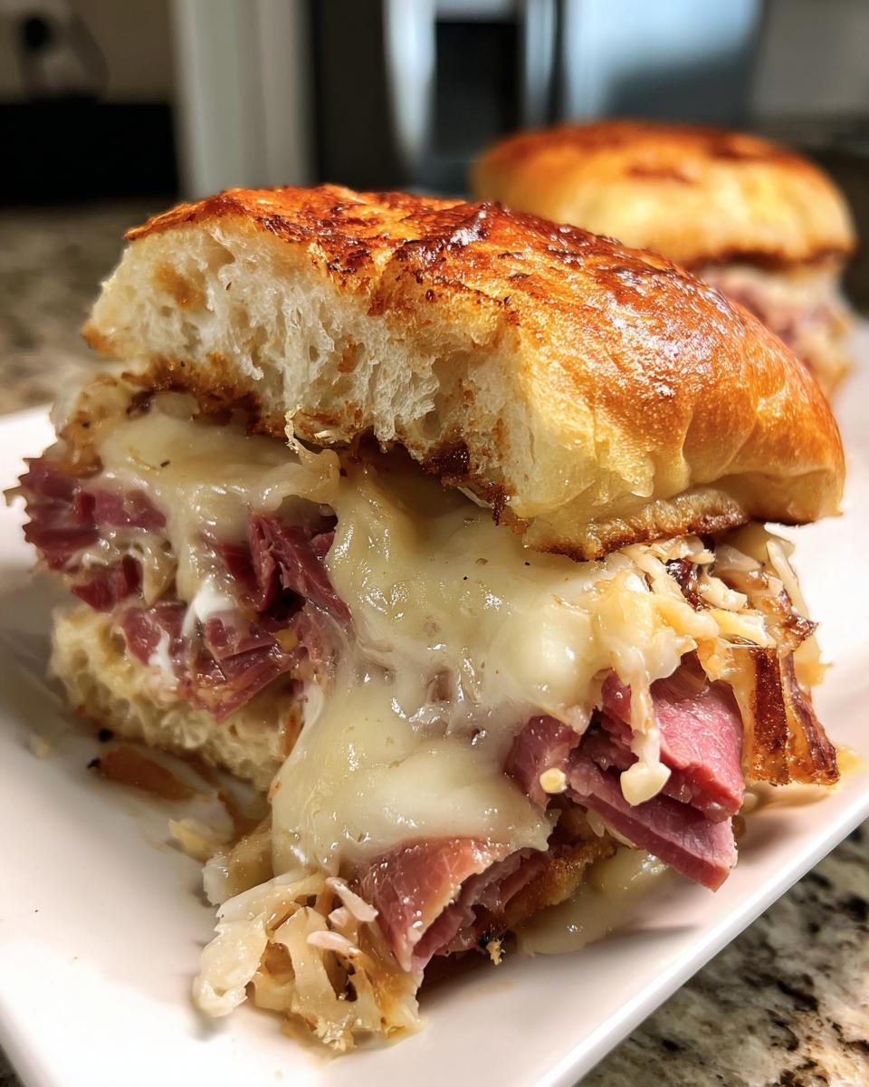 Reuben Sliders - detail 2