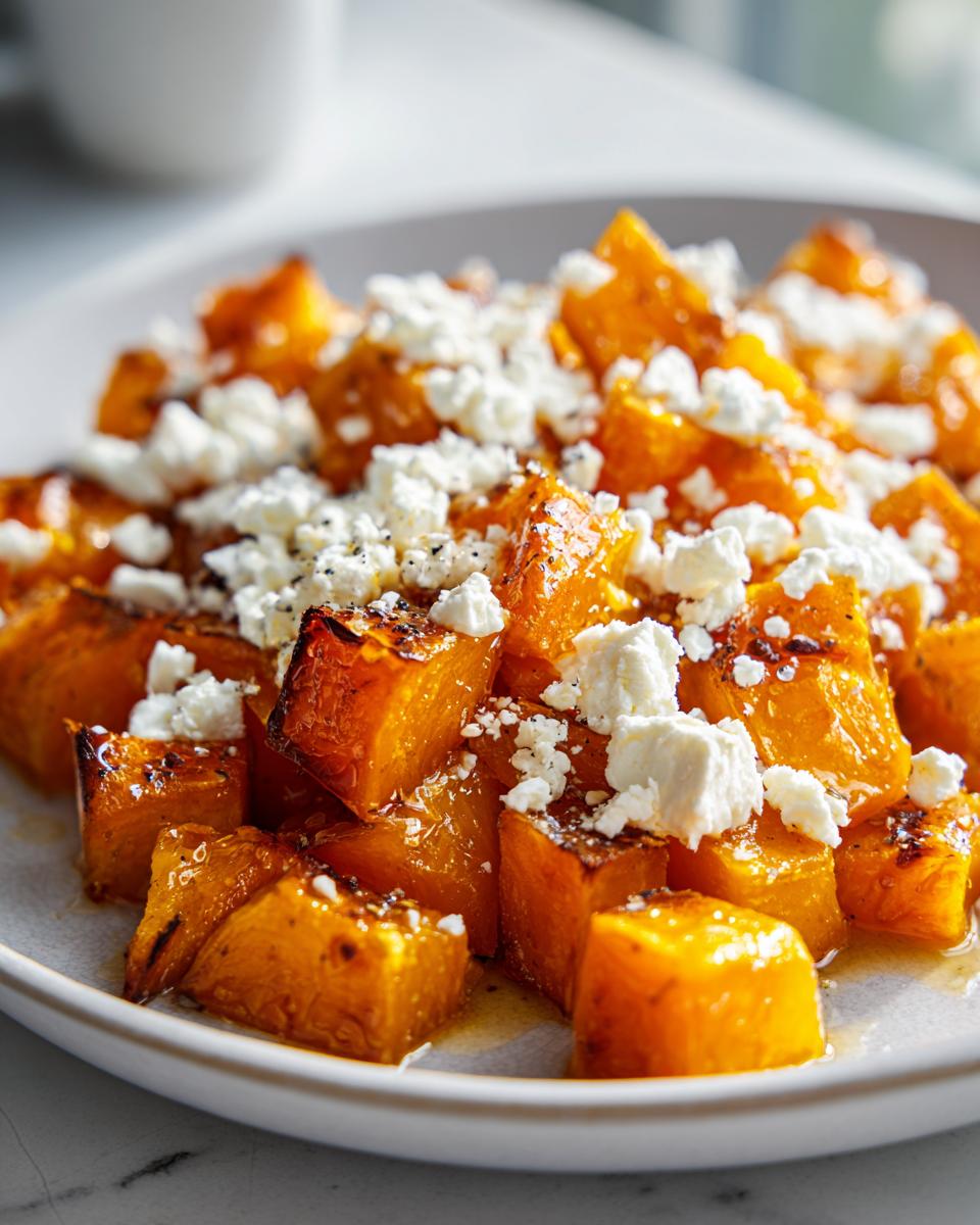 Irresistible Roasted Butternut Squash with Feta in 3 Easy Steps 6 Roasted Butternut Squash with Feta - detail 1