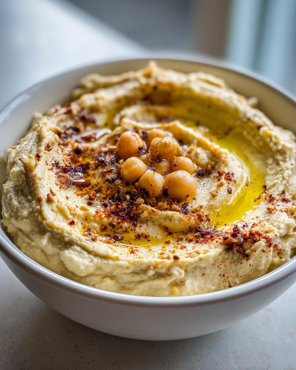 Creamy Roasted Garlic Hummus Recipe with 10 Cloves 7 Roasted Garlic Hummus - detail 2
