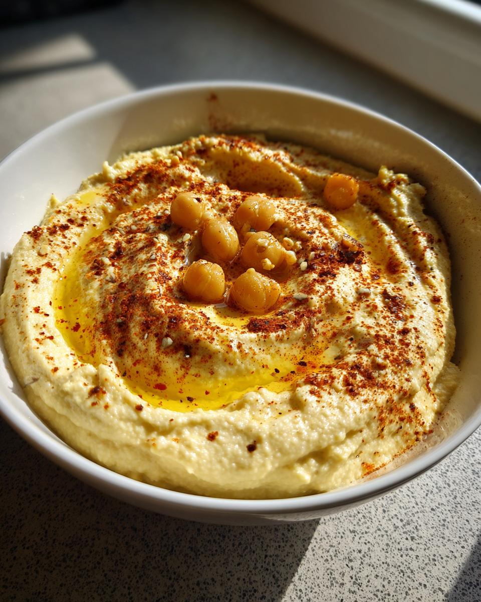Creamy Roasted Garlic Hummus Recipe with 10 Cloves 8 Roasted Garlic Hummus - detail 3