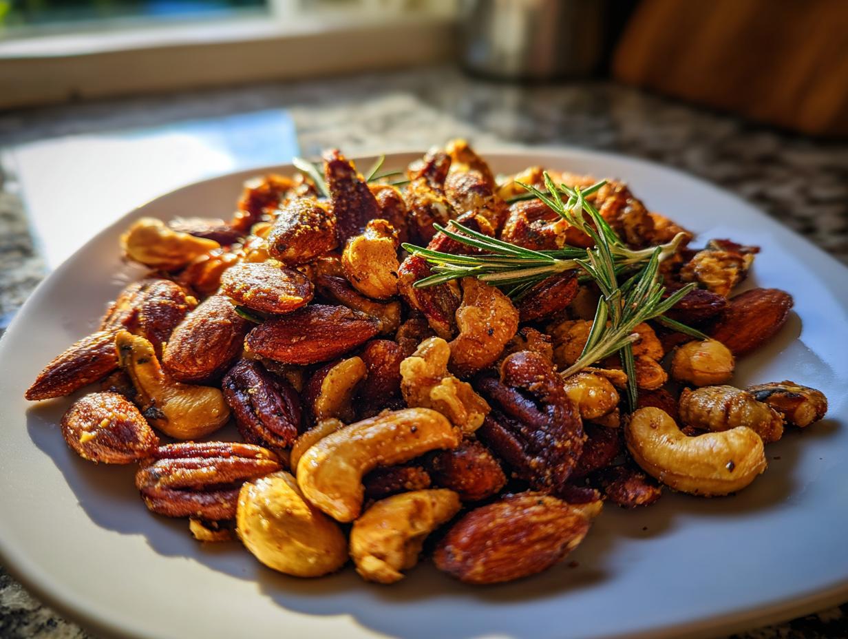 Rosemary Roasted Nuts