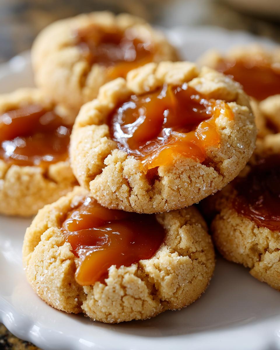 Salted Caramel Thumbprint Cookies - detail 3