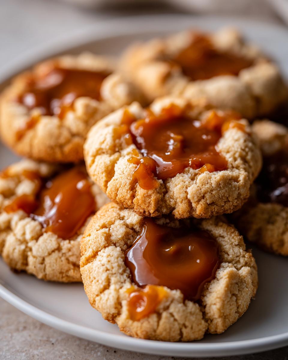 Salted Caramel Thumbprint Cookies - detail 4