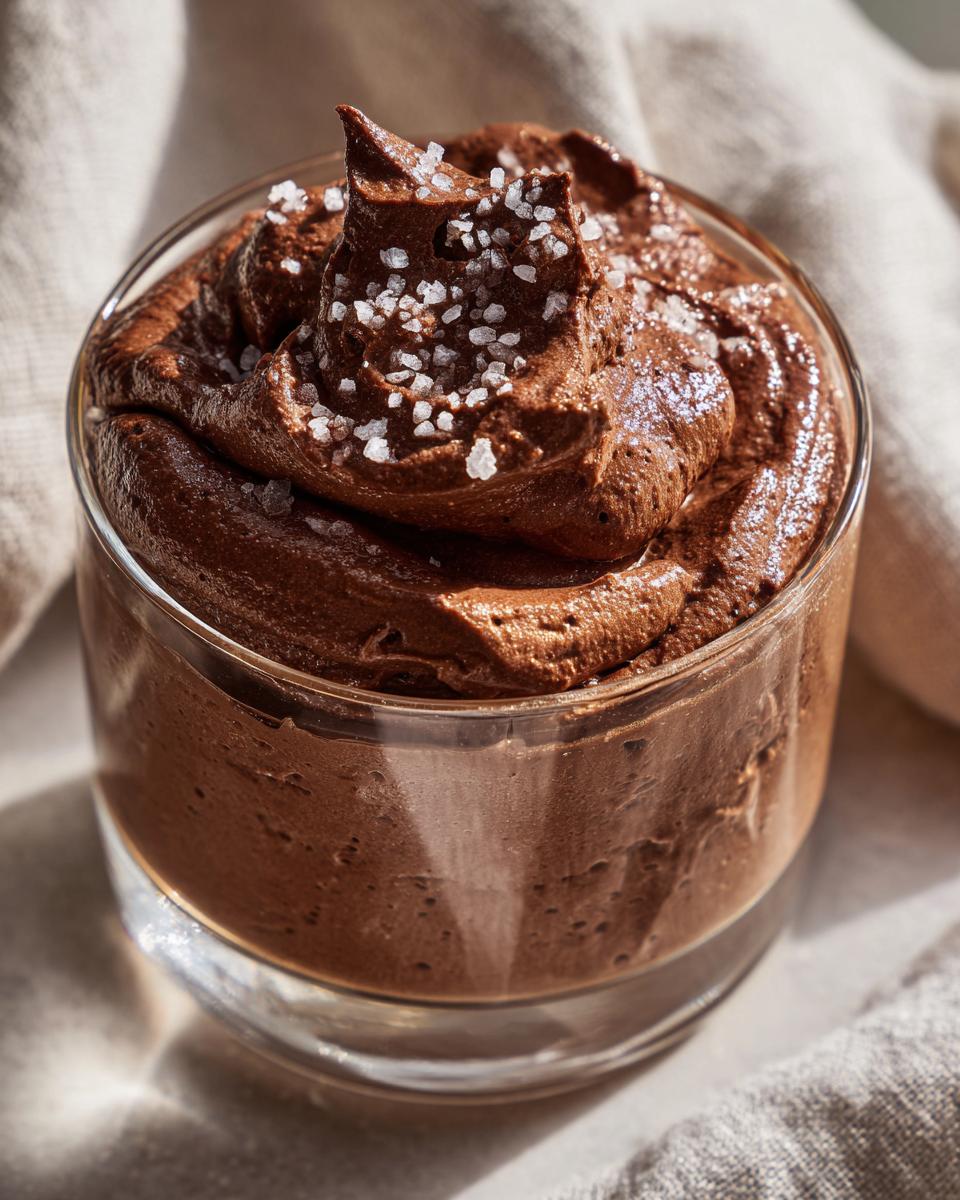 Decadent Salted Chocolate Mousse Recipe in Just 4 Steps 6 Salted Chocolate Mousse - detail 1