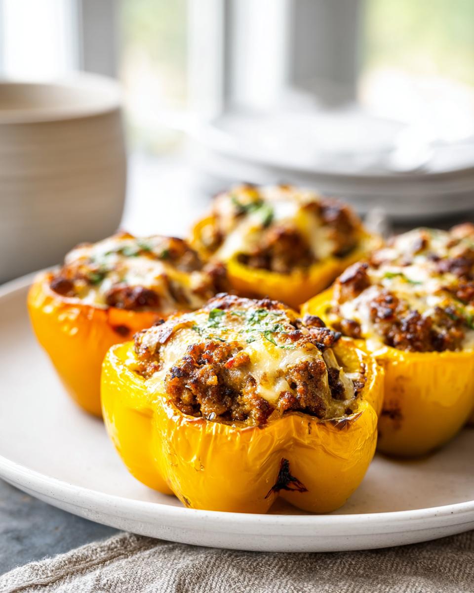 20-Minute Sausage Stuffed Mini Peppers: Irresistible Party Bites 7 Sausage Stuffed Mini Peppers - detail 2