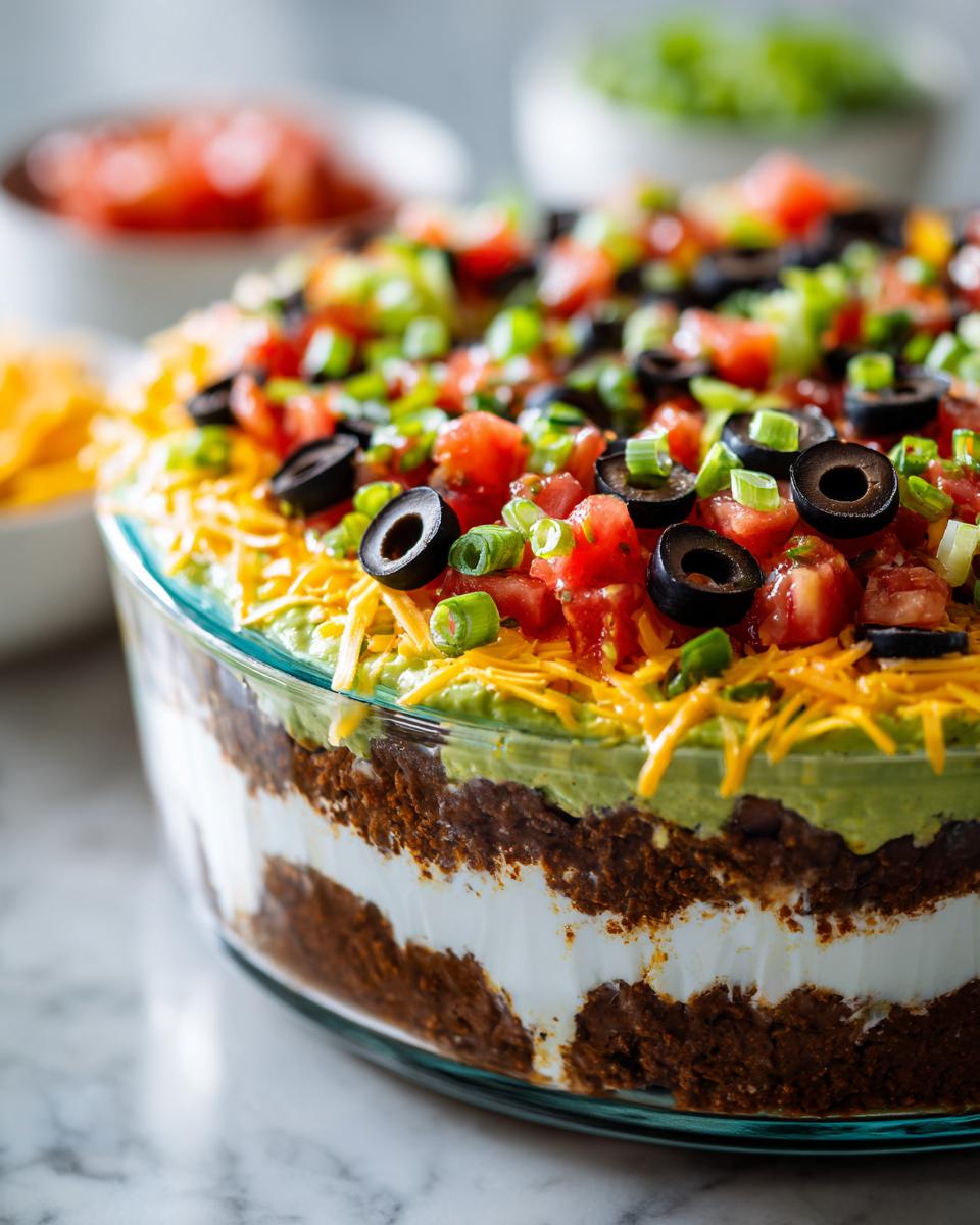 Seven-Layer Taco Dip - detail 2