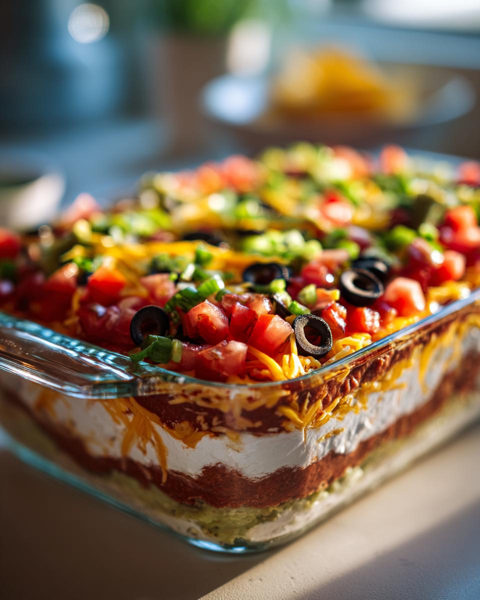 Seven-Layer Taco Dip - detail 3