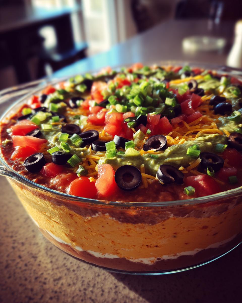 Seven-Layer Taco Dip - detail 4