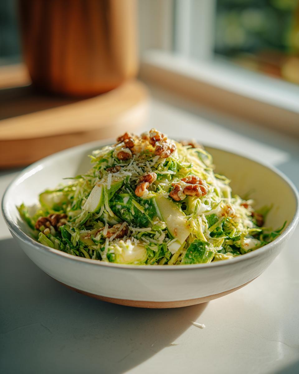 Irresistible Shaved Brussels Sprouts Salad with 20 Crispy Sprouts 6 Shaved Brussels Sprouts Salad - detail 1