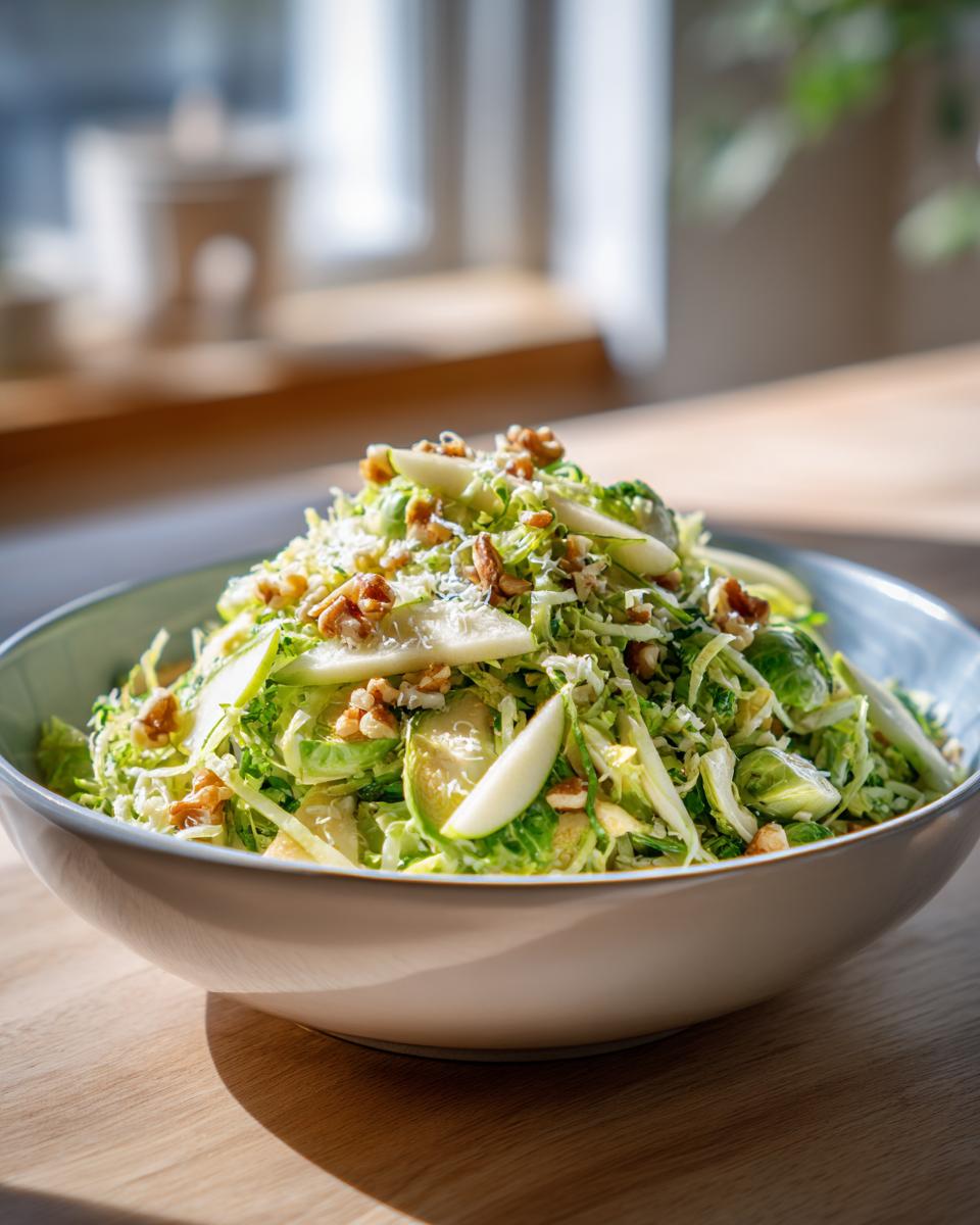 Irresistible Shaved Brussels Sprouts Salad with 20 Crispy Sprouts 7 Shaved Brussels Sprouts Salad - detail 2