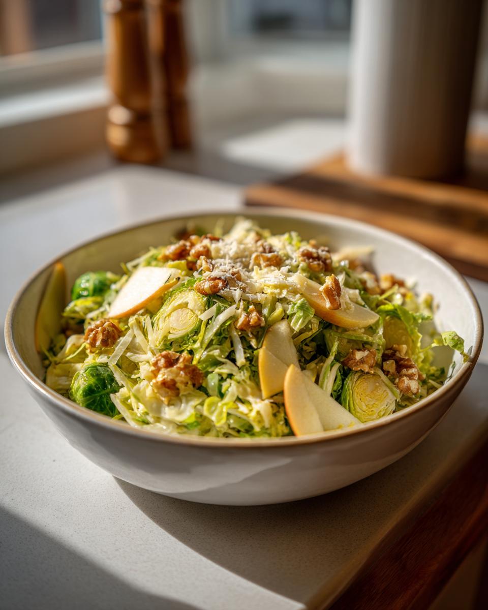 Irresistible Shaved Brussels Sprouts Salad with 20 Crispy Sprouts 8 Shaved Brussels Sprouts Salad - detail 3