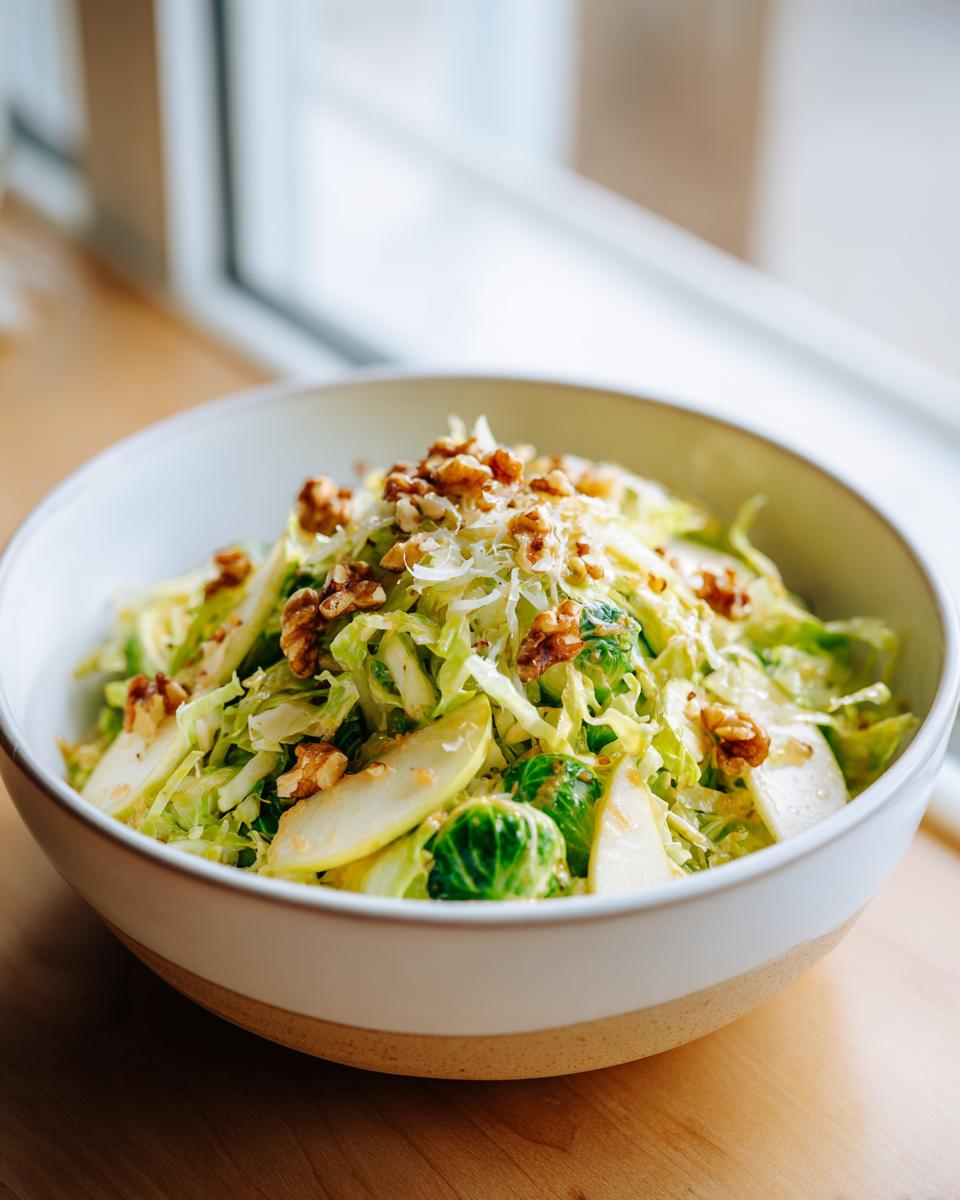 Irresistible Shaved Brussels Sprouts Salad with 20 Crispy Sprouts 9 Shaved Brussels Sprouts Salad - detail 4