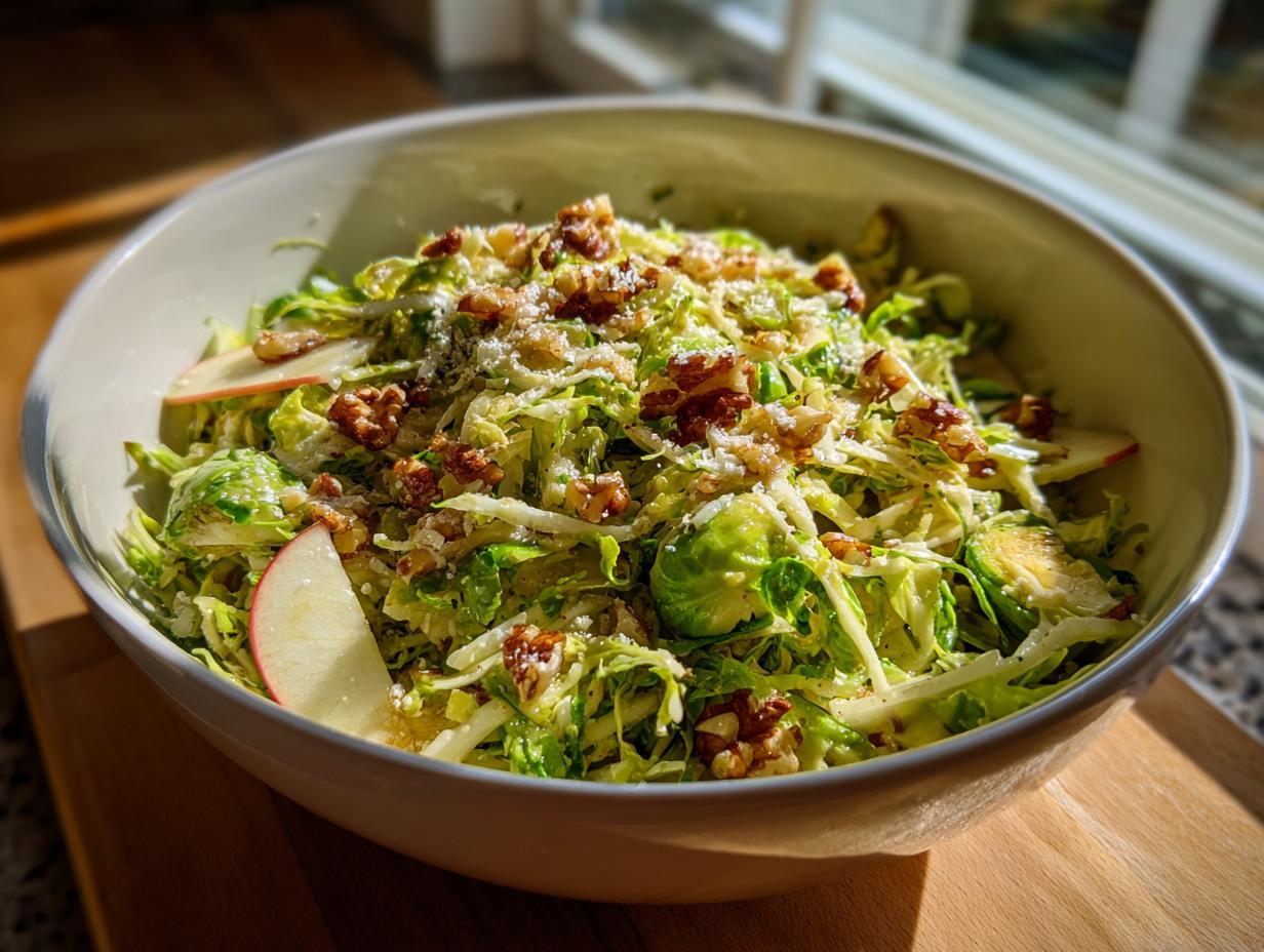 Shaved Brussels Sprouts Salad