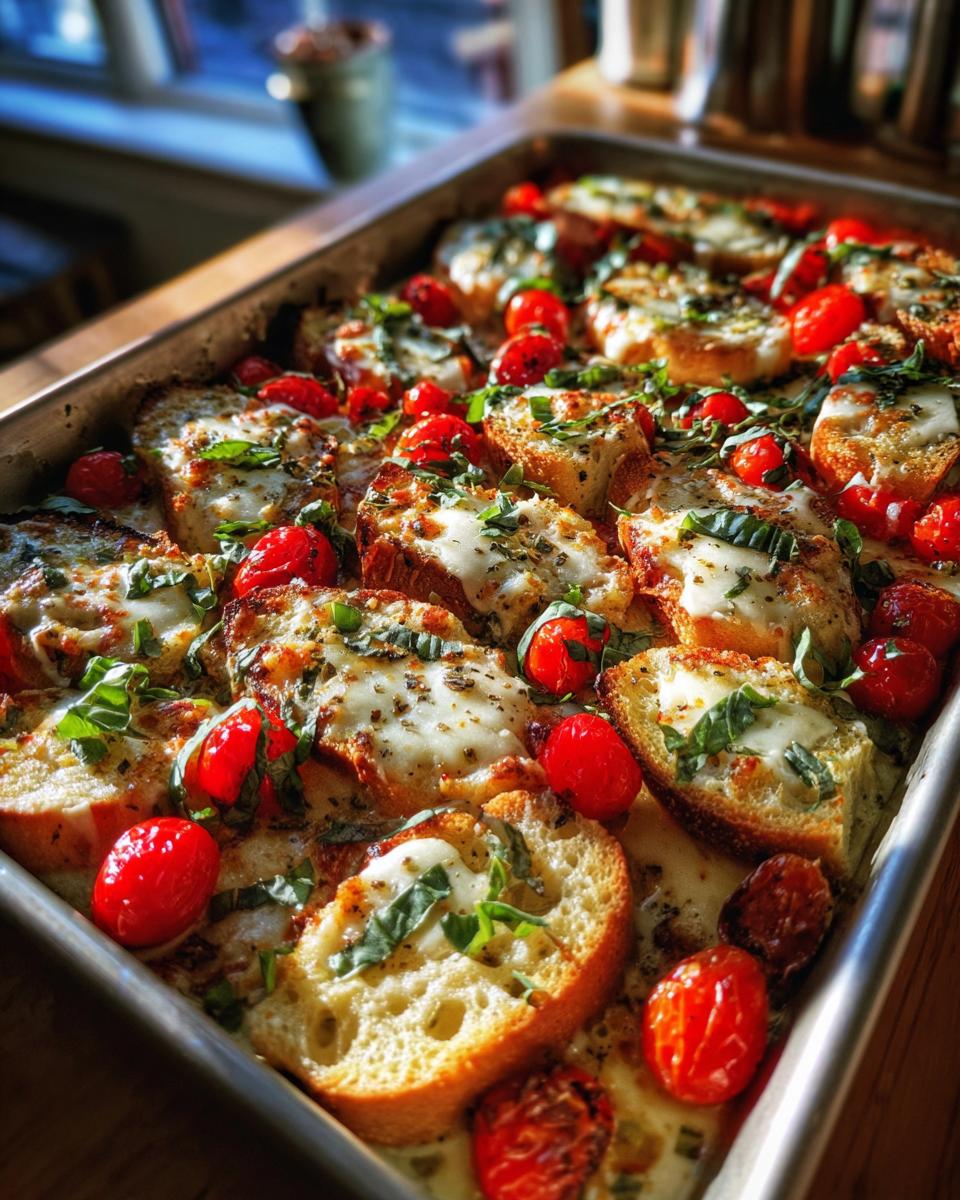 40-Minute Sheet Pan Bruschetta Bake: Effortless Perfection 8 Sheet Pan Bruschetta Bake - detail 3