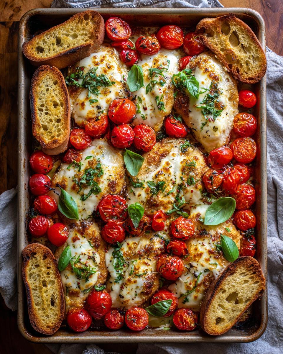 40-Minute Sheet Pan Bruschetta Bake: Effortless Perfection 9 Sheet Pan Bruschetta Bake - detail 4