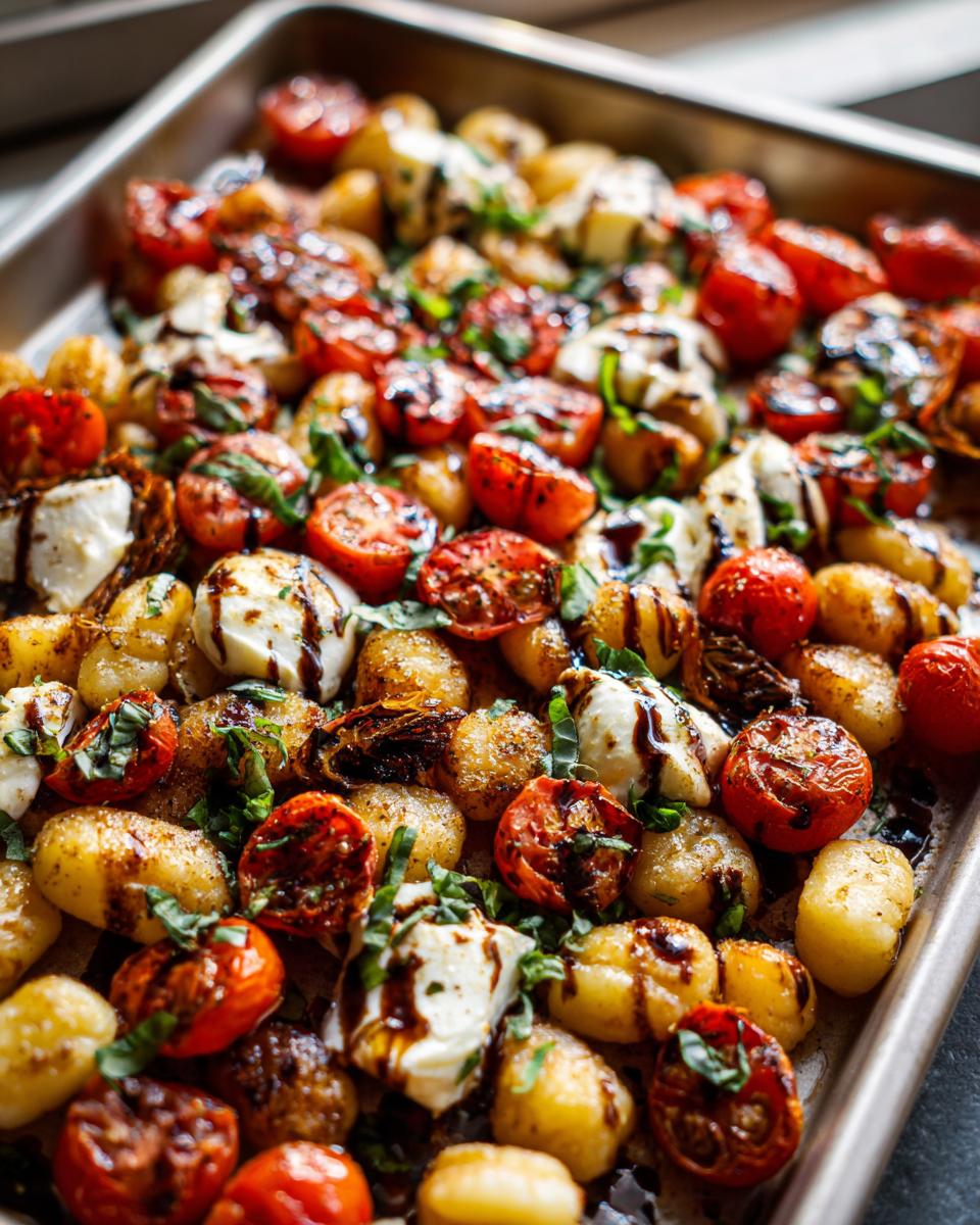 35-Minute Sheet Pan Caprese Gnocchi That Will Blow Your Mind 6 Sheet Pan Caprese Gnocchi - detail 1