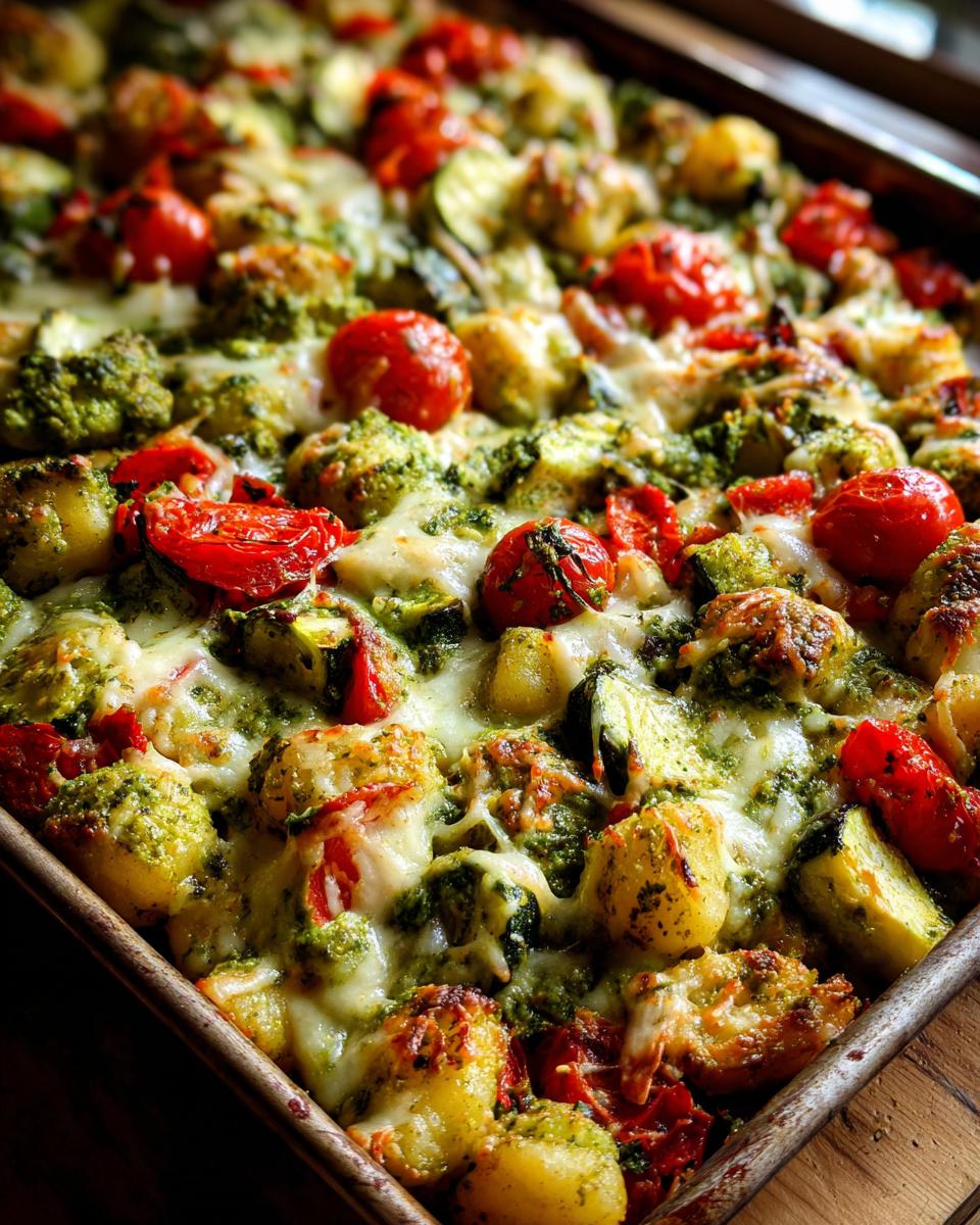 Sheet Pan Gnocchi Pesto Bake - detail 2