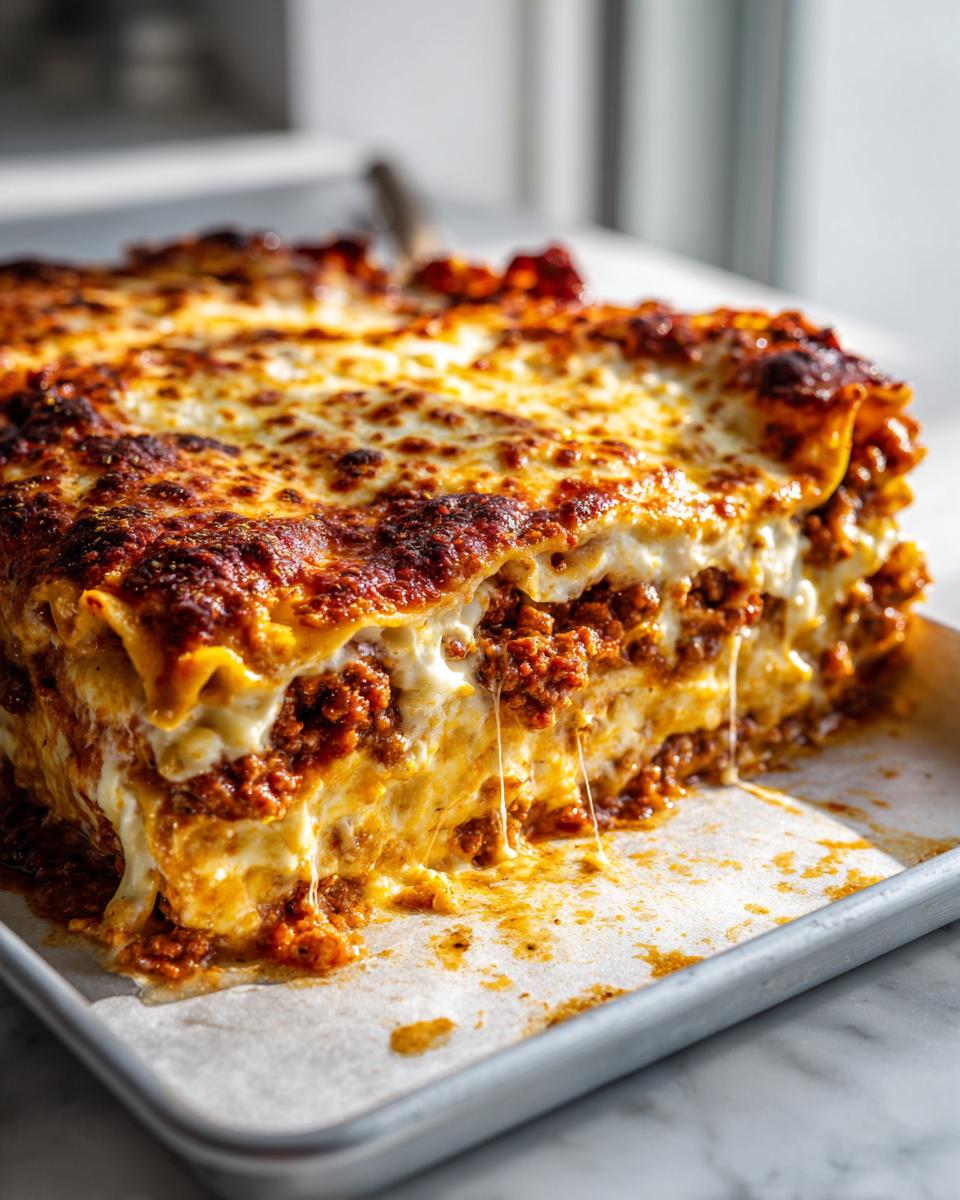 12 Sheet Pan Lasagna Secrets for Crazy-Good Results 7 Sheet Pan Lasagna - detail 2