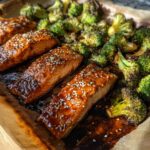 Sheet Pan Teriyaki Salmon and Broccoli
