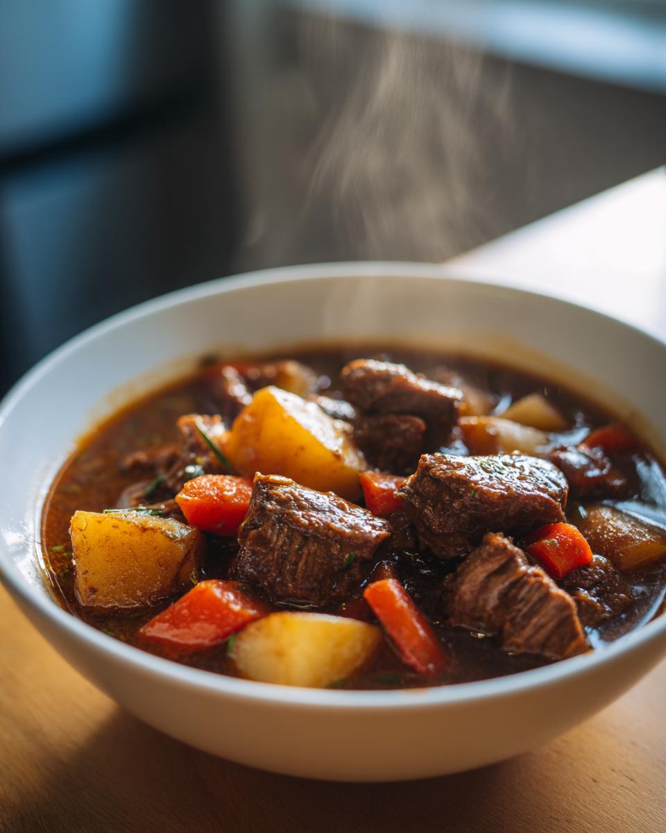 Hearty Slow Cooker Beef Stew Recipe with 8-Hour Magic 6 Slow Cooker Beef Stew - detail 1