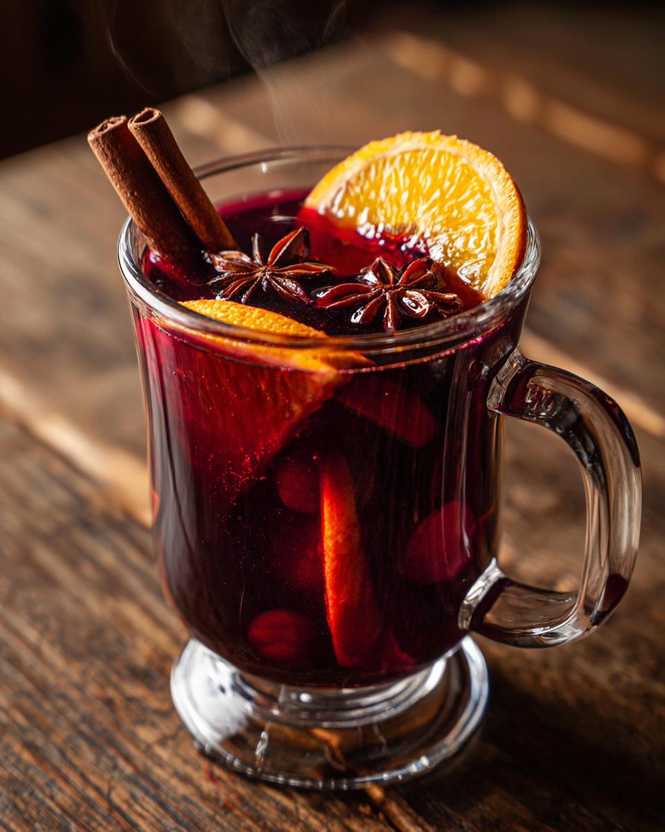 Slow Cooker Mulled Cranberry Juice - detail 2