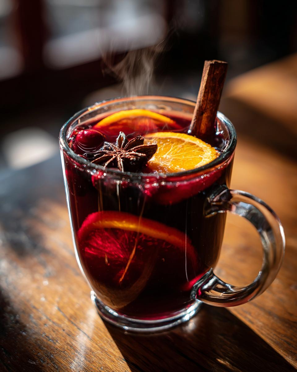 Slow Cooker Mulled Cranberry Juice - detail 3