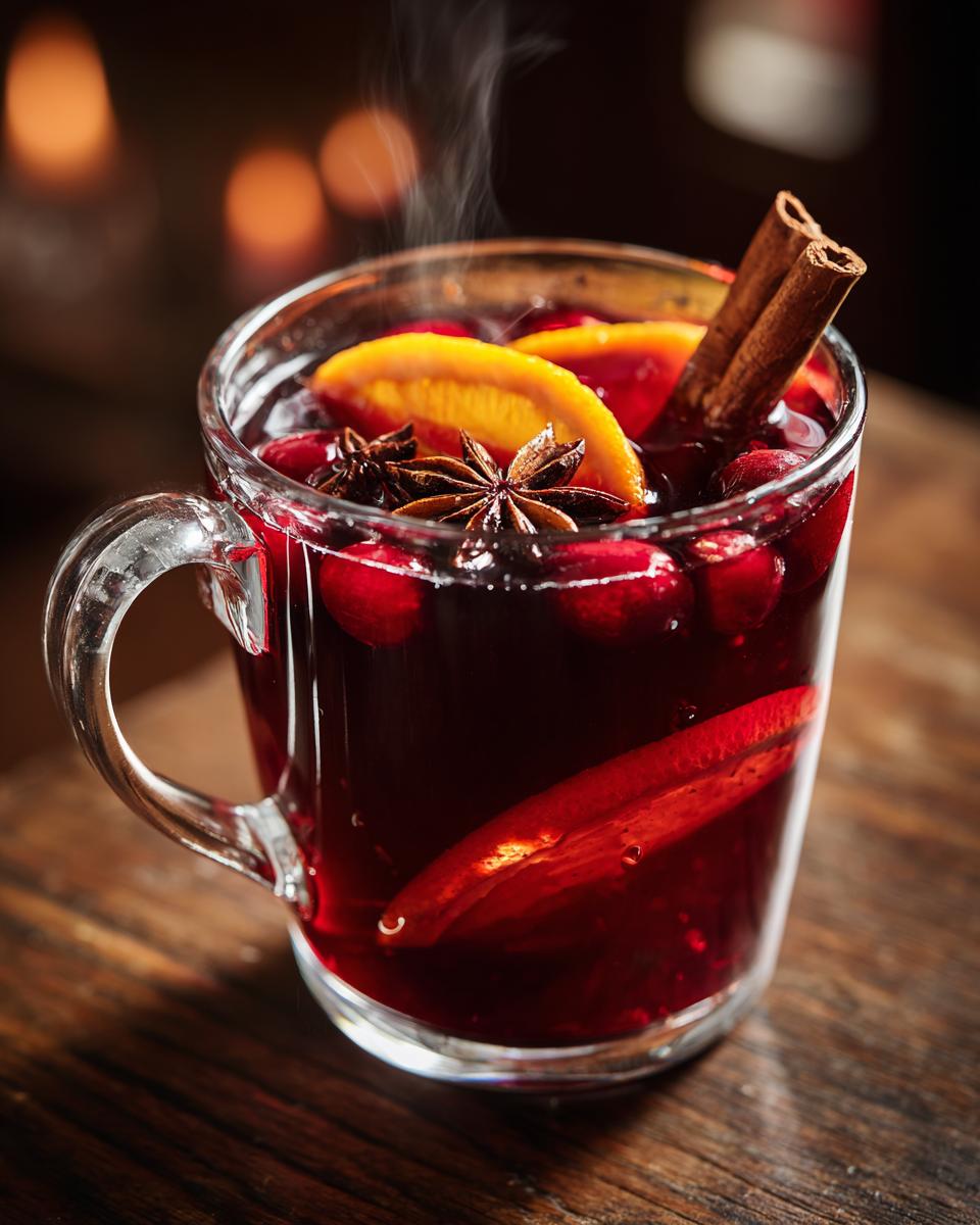 Slow Cooker Mulled Cranberry Juice - detail 4