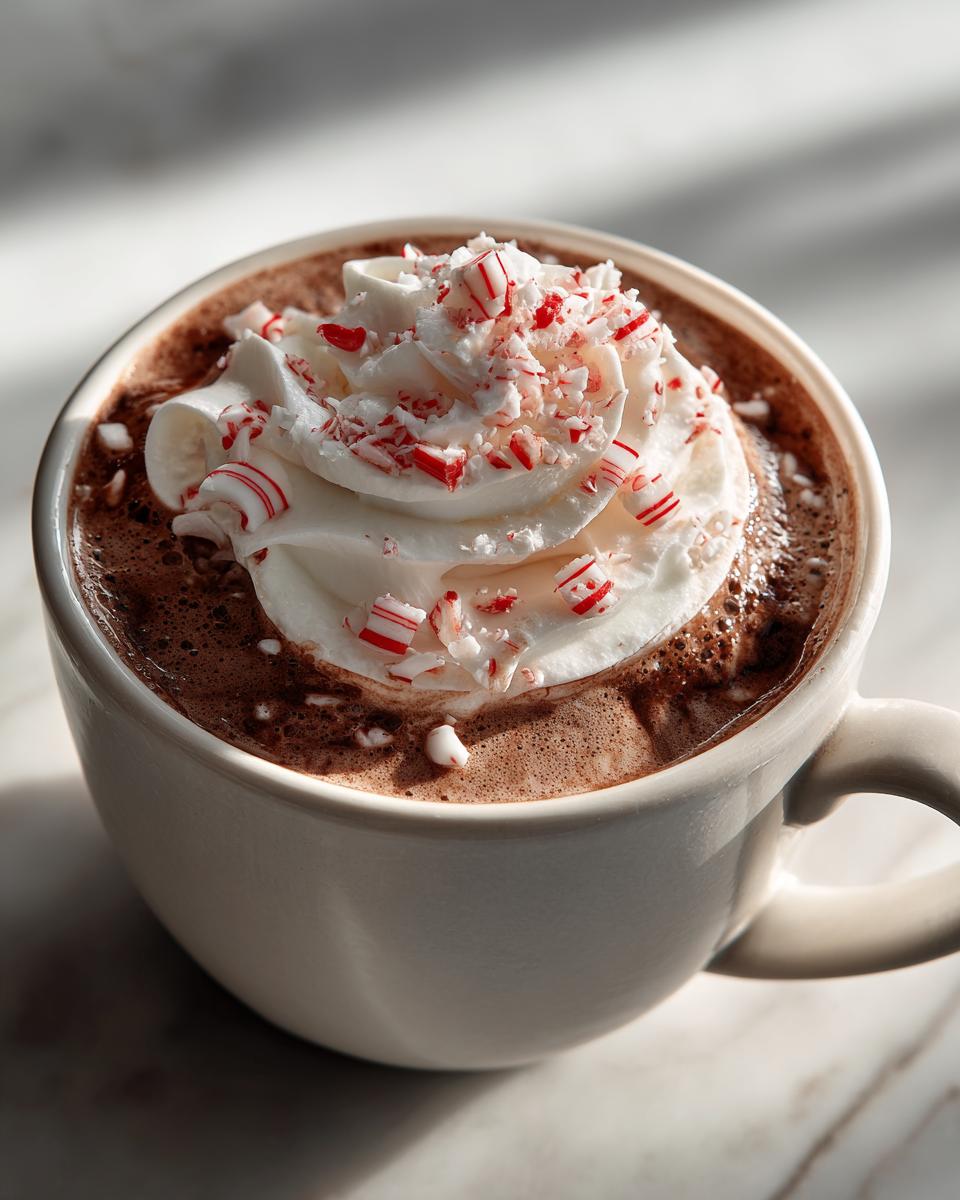 Slow Cooker Peppermint Hot Chocolate - detail 1