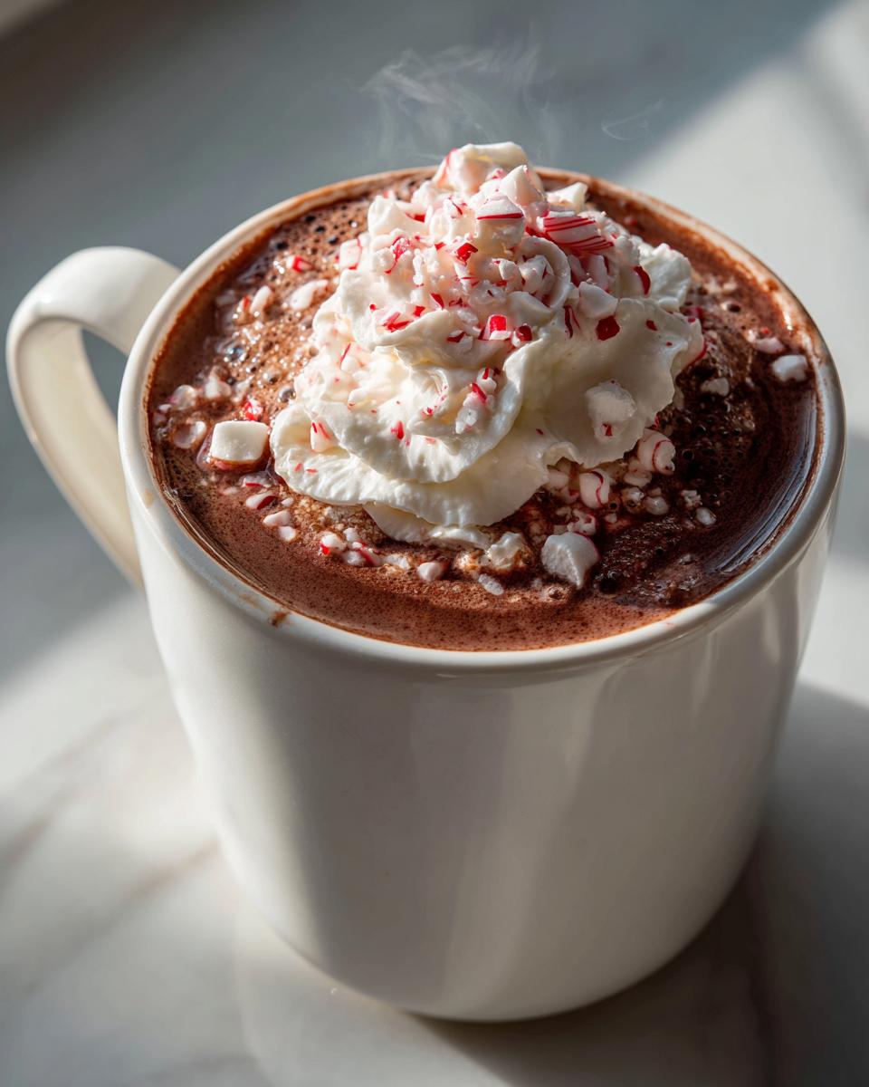 Slow Cooker Peppermint Hot Chocolate - detail 3