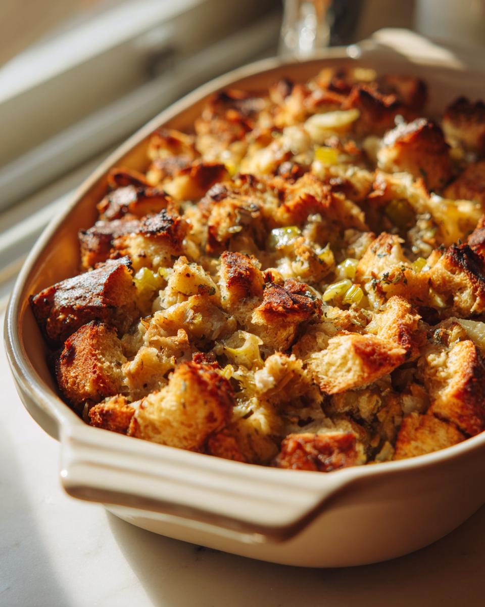 Southern Oyster Dressing - detail 1