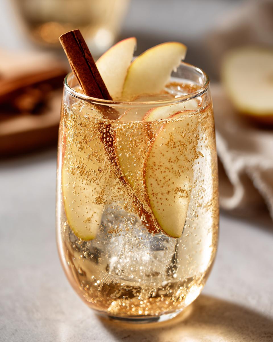 Delectable Sparkling Pear and Cinnamon Mocktail in Just 10 Minutes 6 Sparkling Pear and Cinnamon Mocktail - detail 1