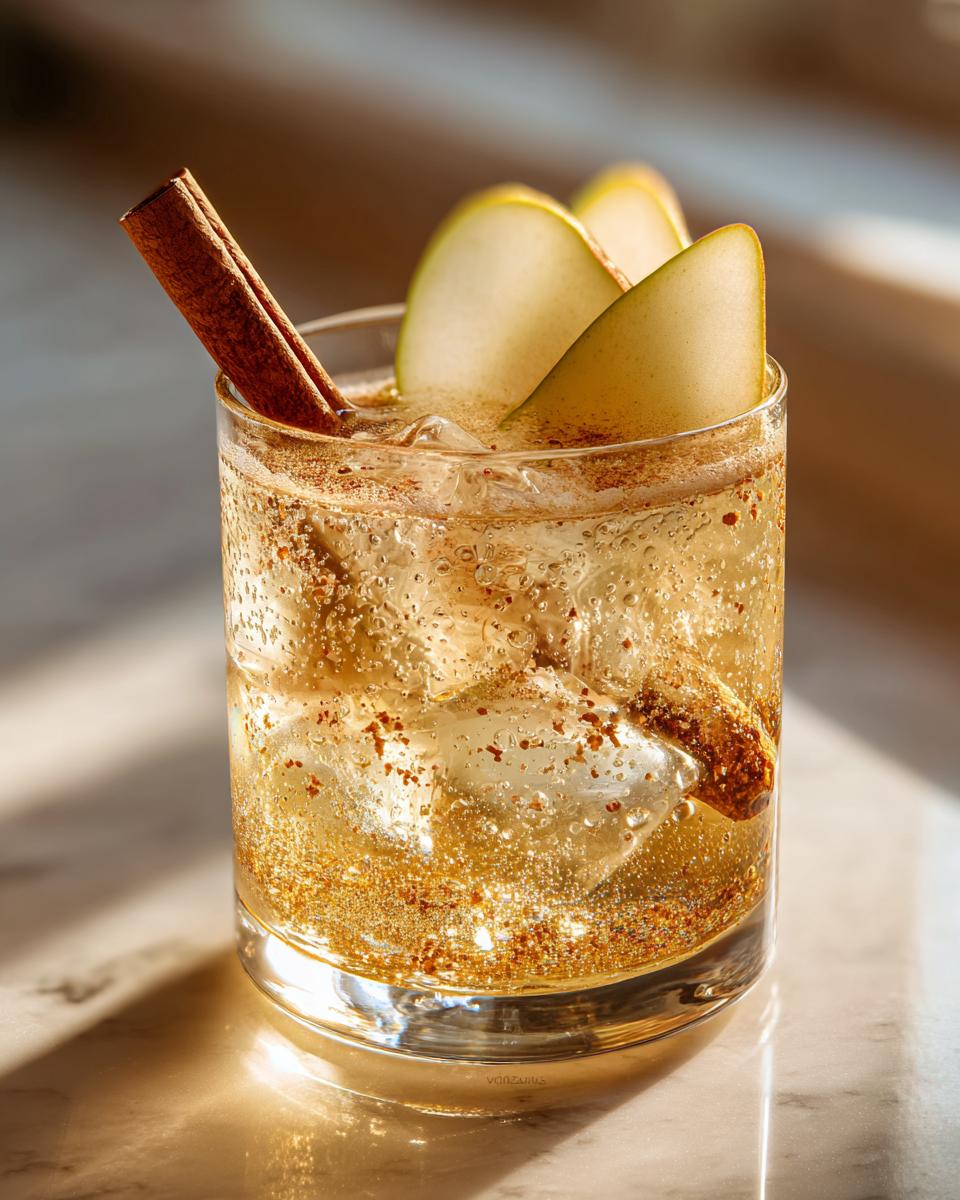 Delectable Sparkling Pear and Cinnamon Mocktail in Just 10 Minutes 8 Sparkling Pear and Cinnamon Mocktail - detail 3