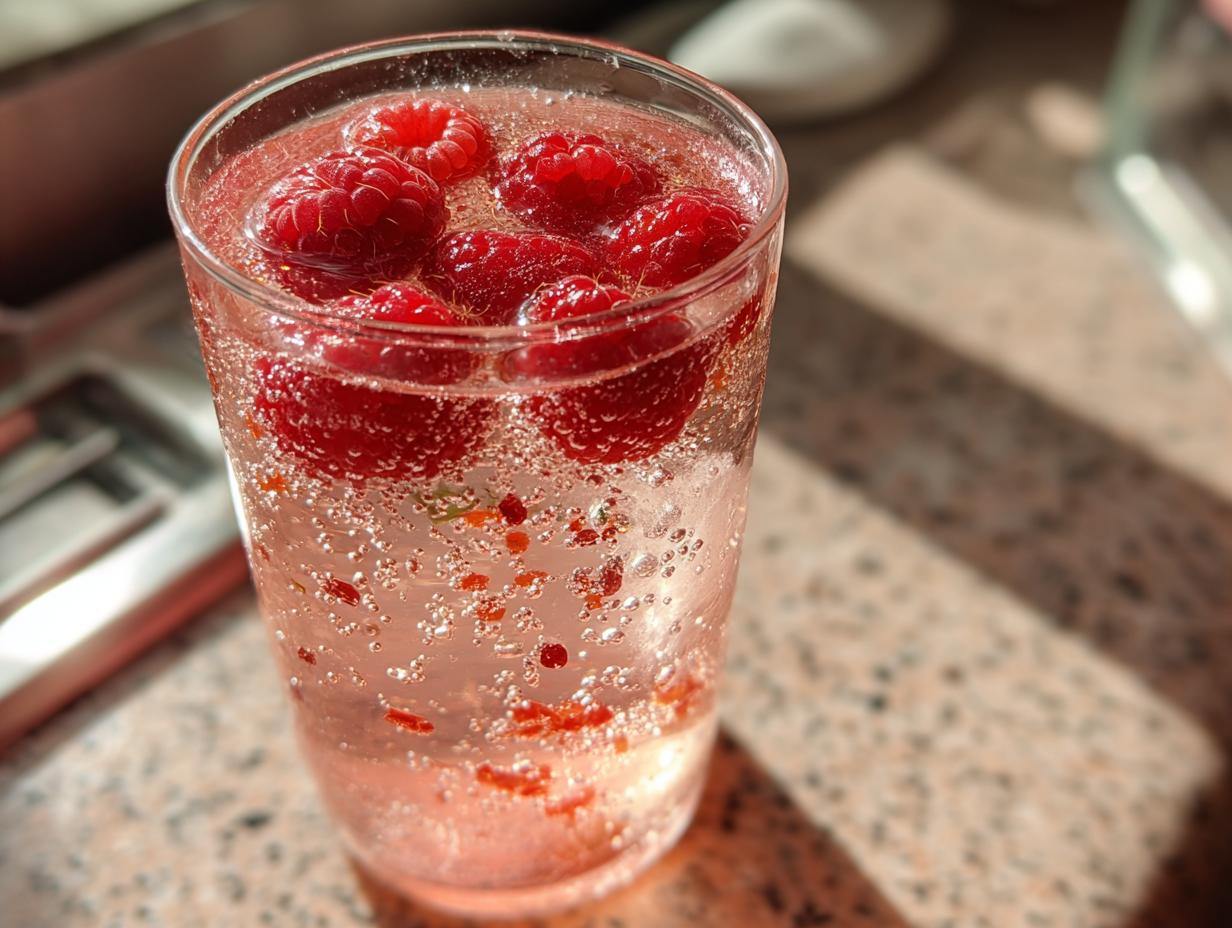 Sparkling Raspberry Ginger Ale Punch