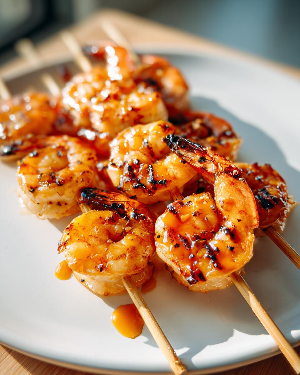 20-Minute Spicy Mango Shrimp Skewers - Irresistibly Juicy & Flavorful 6 Spicy Mango Shrimp Skewers - detail 1