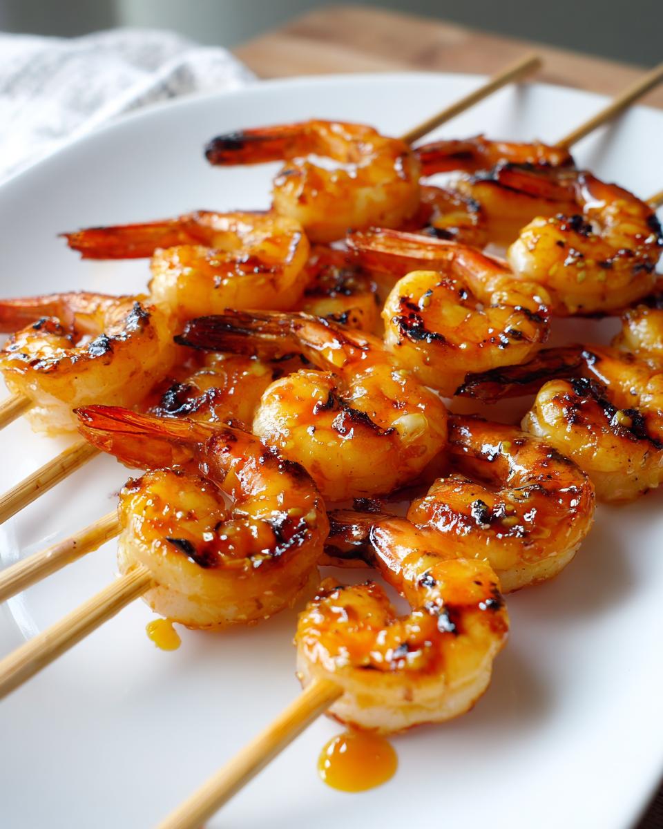Home 22 Spicy Mango Shrimp Skewers