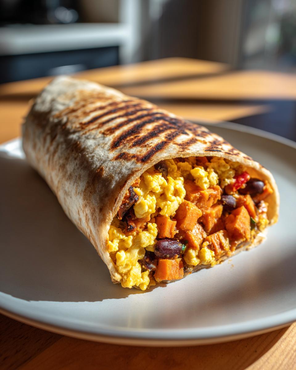 Sweet Potato Breakfast Burrito - detail 2