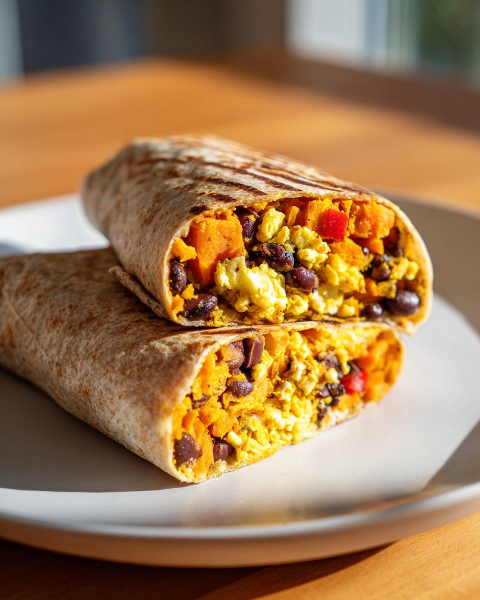 Sweet Potato Breakfast Burrito - detail 4