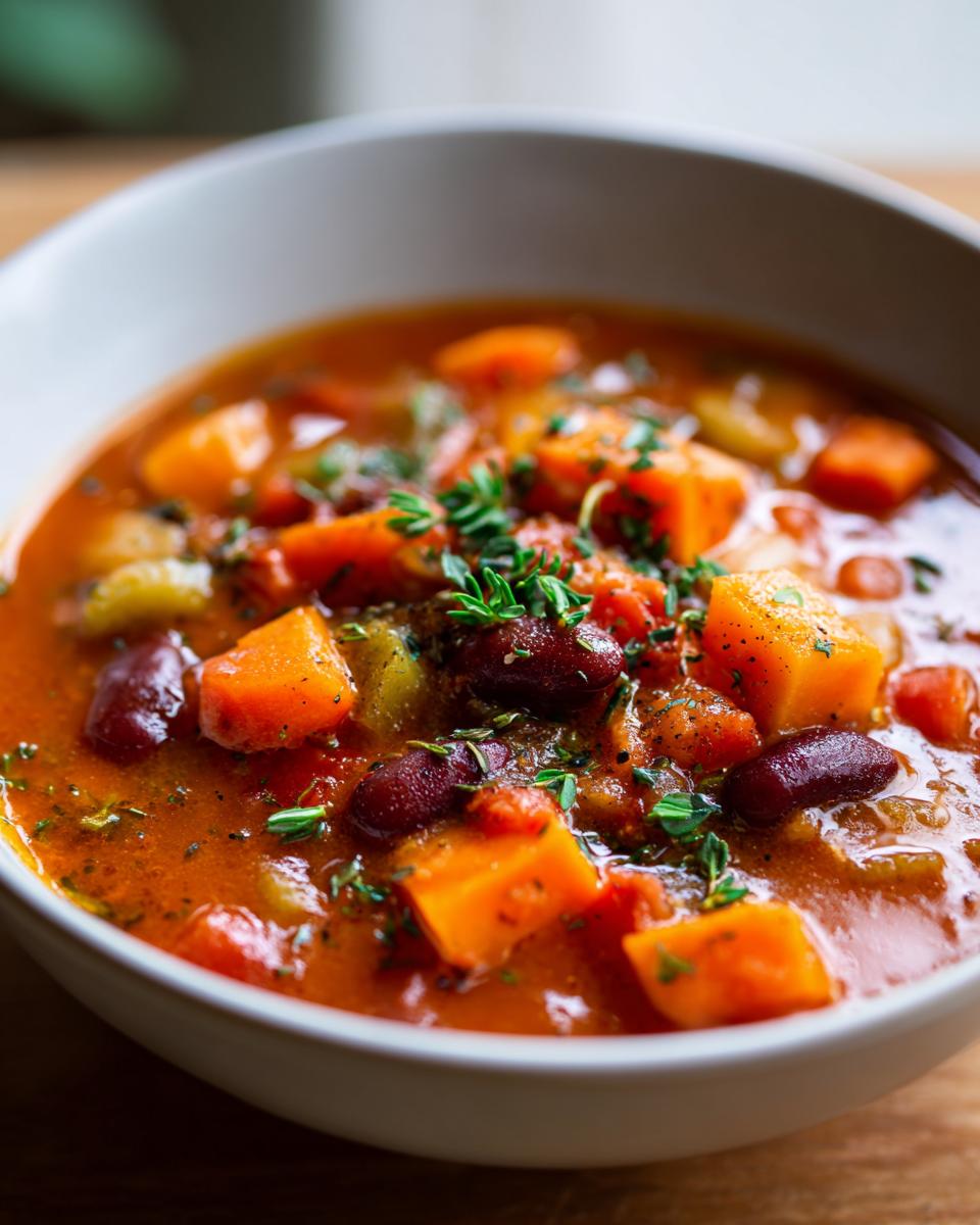 Sweet Potato Minestrone - detail 2